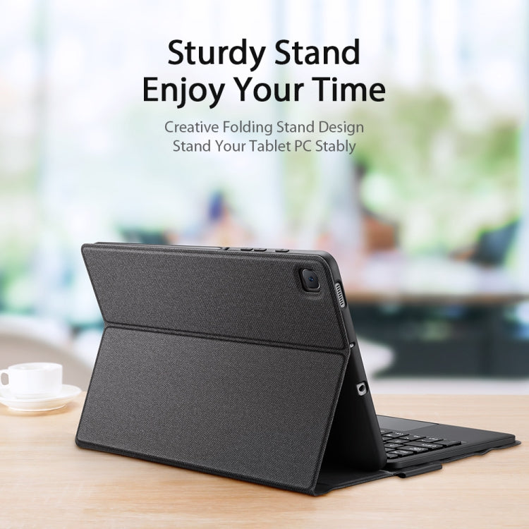 For Samsung Galaxy Tab S6 Lite DUX DUCIS Detachable Bluetooth Keyboard Ultrathin Horizontal Flip Leather Tablet Case with Touchpad & Smart Sleep Function & Holder (Black) - Samsung Keyboard by DUX DUCIS | Online Shopping UK | buy2fix