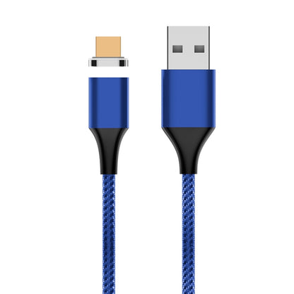 M11 5A USB to Micro USB Nylon Braided Magnetic Data Cable, Cable Length: 1m (Blue) - Mobile Accessories by buy2fix | Online Shopping UK | buy2fix