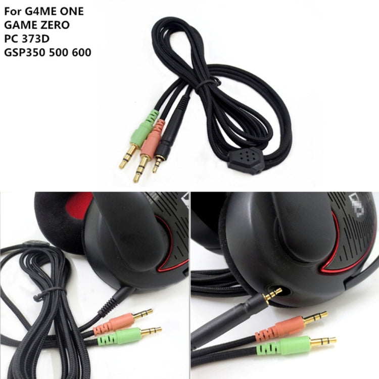 ZS0076 PC Version Gaming Headphone Cable for Sennheiser PC 373D GSP350 GSP500 GSP600 G4ME ONE GAME ZERO - Headset Accessories by buy2fix | Online Shopping UK | buy2fix