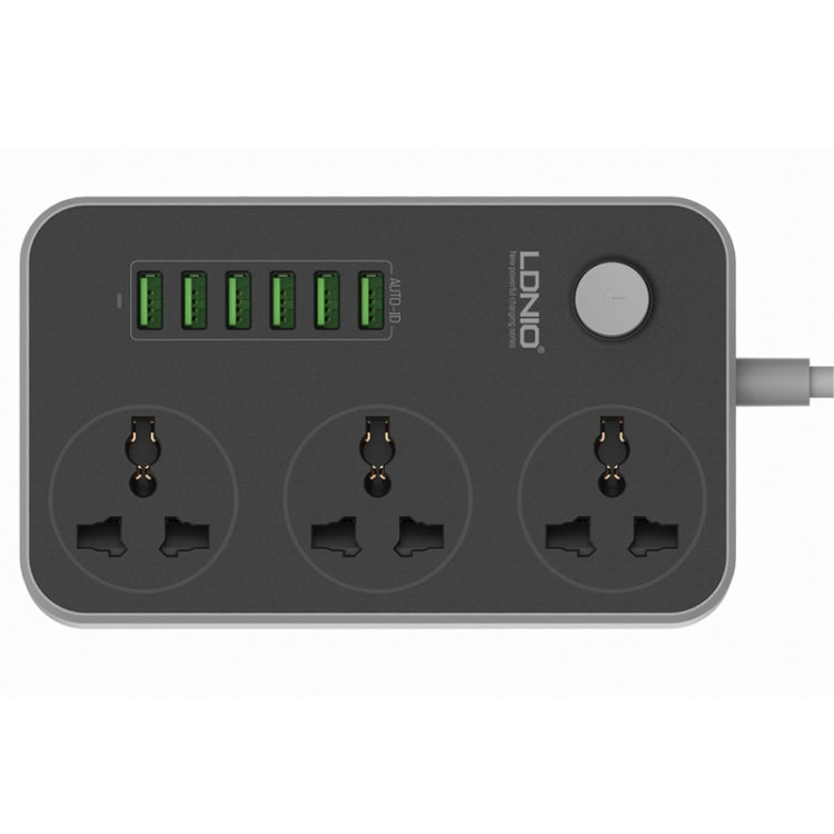 LDNIO SC3604 6 x USB Ports Multi-function Travel Home Office Socket, Cable Length: 2m, UK Plug - Consumer Electronics by LDNIO | Online Shopping UK | buy2fix