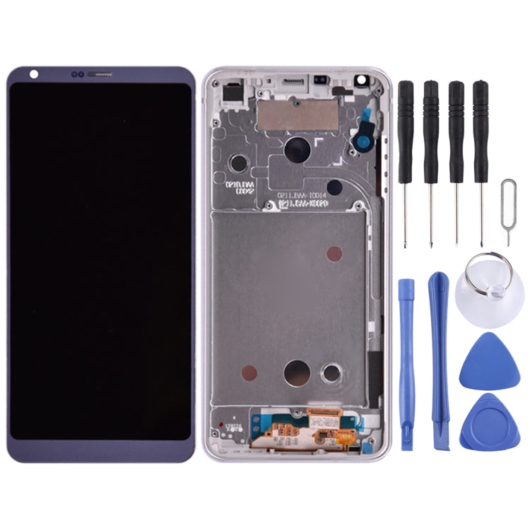 Original LCD Screen For LG G6 / H870 / H870DS / H872 / LS993 / VS998 / US997 Digitizer Full Assembly with Frame(Purple) - For LG by buy2fix | Online Shopping UK | buy2fix