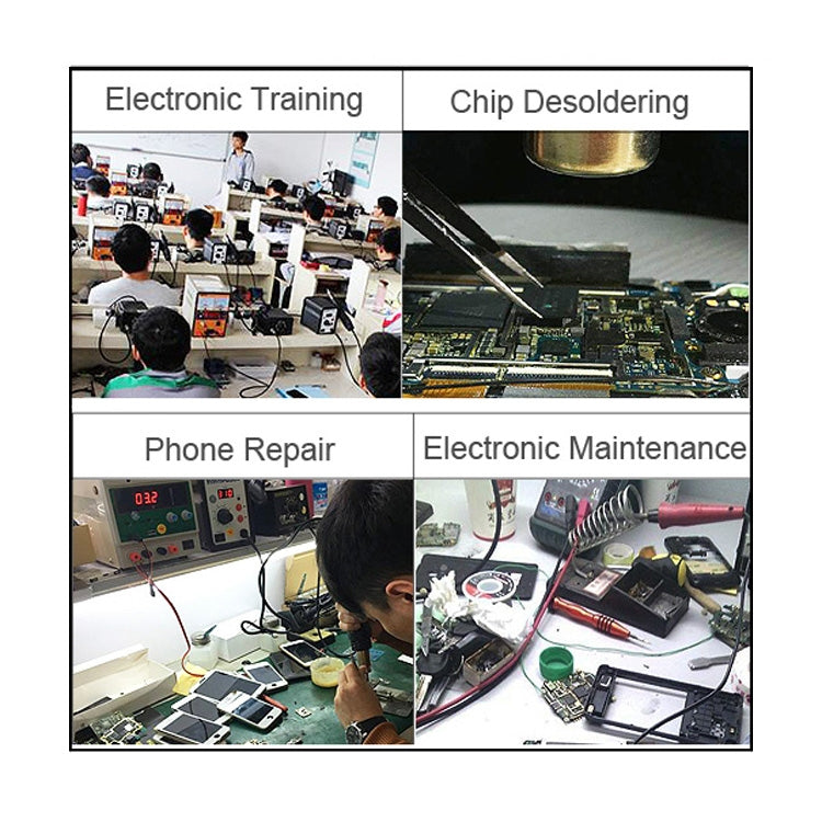 Kaisi K-858D SMD Hot-Air Soldering Station LED Digital Display Support Controllable Temperature for Desoldering + Air Nozzles, EU Plug - Electric Soldering Iron by Kaisi | Online Shopping UK | buy2fix