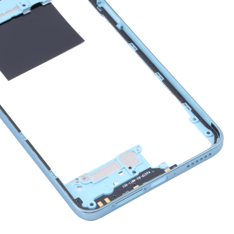 Original Middle Frame Bezel Plate for Xiaomi Redmi Note 11 Pro 4G 2201116TG 2201116TI(Baby Blue) - Repair & Spare Parts by buy2fix | Online Shopping UK | buy2fix