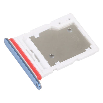 SIM Card Tray + Micro SD Card Tray For Xiaomi Redmi Note 11 Pro 4G/Redmi Note 11 Pro 5G/Redmi Note 11E Pro/Redmi Note 11 Pro+ 5G India/Poco X4 Pro 5G (Blue) - Card Tray by buy2fix | Online Shopping UK | buy2fix
