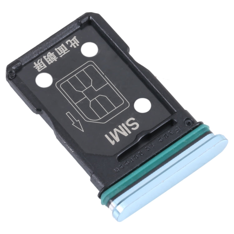 For OPPO Reno4 5G SIM Card Tray + SIM Card Tray (Blue) - Card Socket by buy2fix | Online Shopping UK | buy2fix
