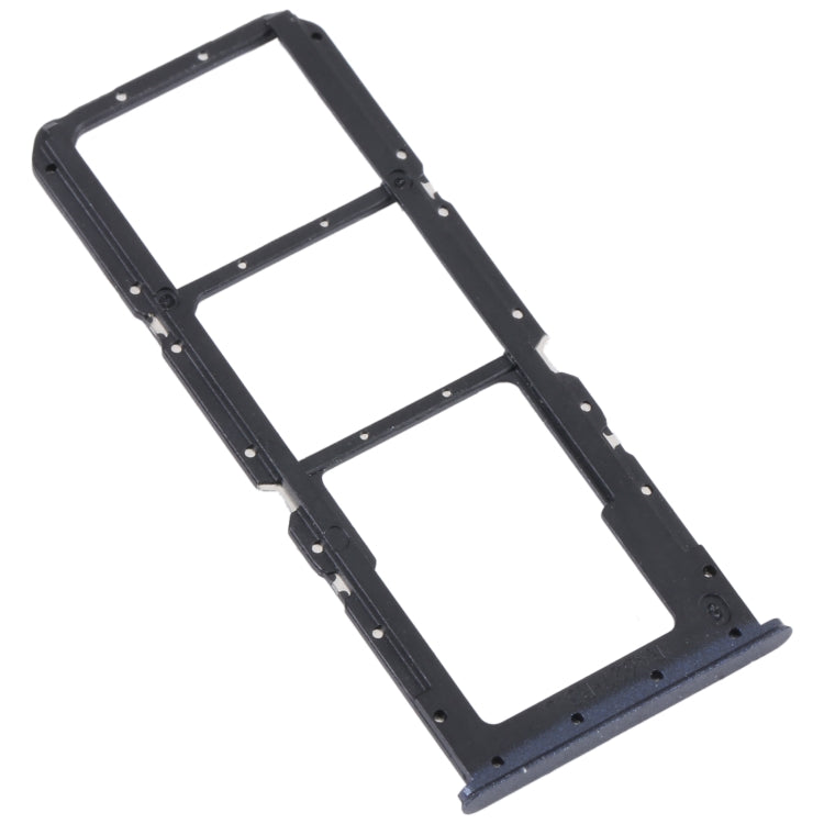 For OPPO K9x SIM Card Tray + SIM Card Tray + Micro SD Card Tray (Black) - Card Socket by buy2fix | Online Shopping UK | buy2fix