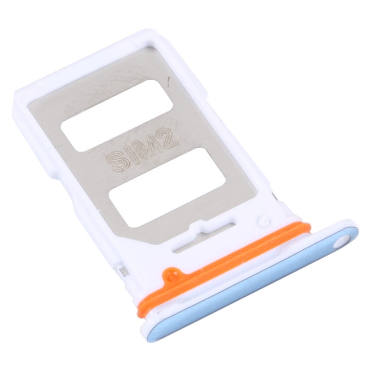 For Xiaomi Redmi K50 Ultra SIM Card Tray + SIM Card Tray (Blue) - Card Tray by buy2fix | Online Shopping UK | buy2fix