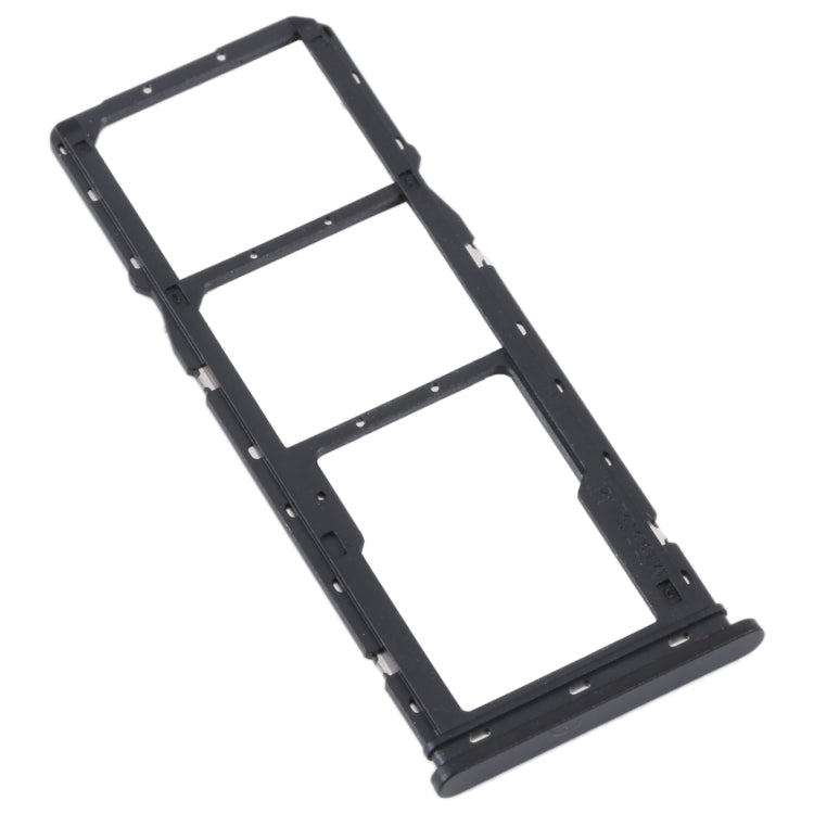 For Xiaomi Redmi A1 2022 / Redmi A1+ SIM Card Tray + SIM Card Tray + Micro SD Card Tray (Black) - Card Tray by buy2fix | Online Shopping UK | buy2fix