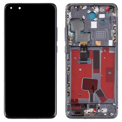 Original LCD Screen For Huawei P40 Pro Digitizer Full Assembly with Frame (Black) - Repair & Spare Parts by buy2fix | Online Shopping UK | buy2fix