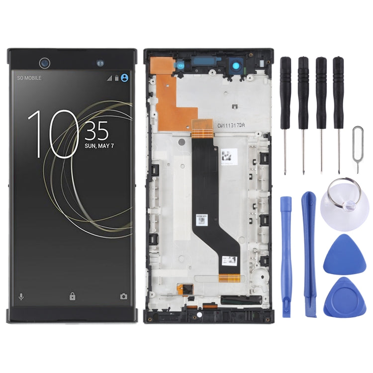 Original LCD Screen For Sony Xperia XA1 Ultra G3226 Digitizer Full Assembly with Frame(Black) - Repair & Spare Parts by buy2fix | Online Shopping UK | buy2fix