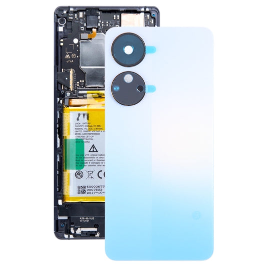 For ZTE Voyage 40 Pro+ Battery Back Cover(Blue) - For ZTE by buy2fix | Online Shopping UK | buy2fix