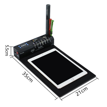 TBK-568R 220V Vacuum LCD Temperature Controller Touch Screen Glass Separator Machine with Multi-function Storage Box - Separation Equipment by TBK | Online Shopping UK | buy2fix