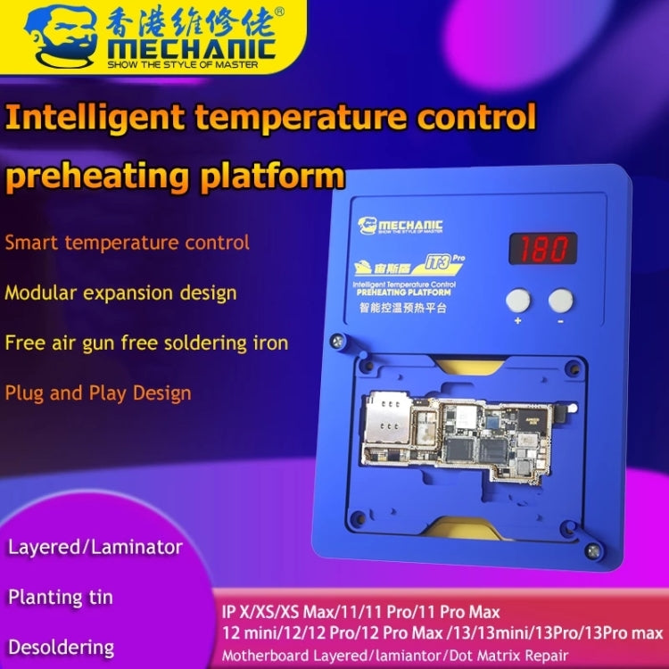 MECHANIC iT3 PRO Intelligent Temperature Control Preheating Platform,US Plug - Repair Platform by MECHANIC | Online Shopping UK | buy2fix