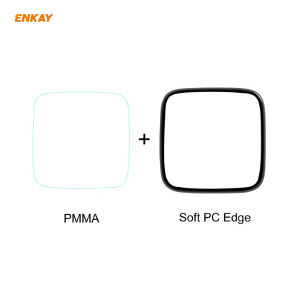 10 PCS For Fitbit Versa 3 / Fitbit Sense ENKAY Hat-Prince 3D Full Screen Soft PC Edge + PMMA HD Screen Protector Film - Screen Protector by ENKAY | Online Shopping UK | buy2fix