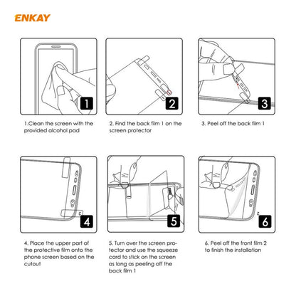 For Samsung Galaxy S21 5G 10 PCS ENKAY Hat-Prince 0.1mm 3D Full Screen Protector Explosion-proof Hydrogel Film - Mobile Accessories by ENKAY | Online Shopping UK | buy2fix