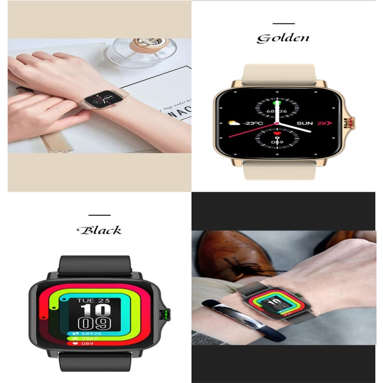 FM08 1.69 inch Color Screen Smart Watch IP67 Waterproof,Support Heart Rate Monitoring/Blood Pressure Monitoring/Blood Oxygen Monitoring/Sleep Monitoring(Black) - Smart Wear by buy2fix | Online Shopping UK | buy2fix