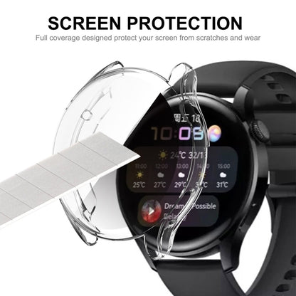 For Huawei Watch 3 46mm ENKAY Hat-Prince Full Coverage Transparent Soft Case TPU HD Clear Cover - Watch Cases by ENKAY | Online Shopping UK | buy2fix