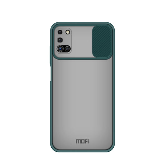 For Samsung Galaxy A03s 164mm MOFI Xing Dun Series Translucent Frosted PC + TPU Privacy Anti-glare Shockproof All-inclusive Protective Case(Green) - Galaxy Phone Cases by MOFI | Online Shopping UK | buy2fix