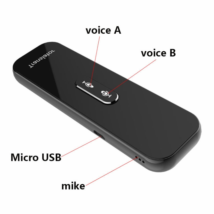 G6X Smart Real Time Voice Translator 40 Languages for Android IOS and Smartphone(Black) - Consumer Electronics by buy2fix | Online Shopping UK | buy2fix