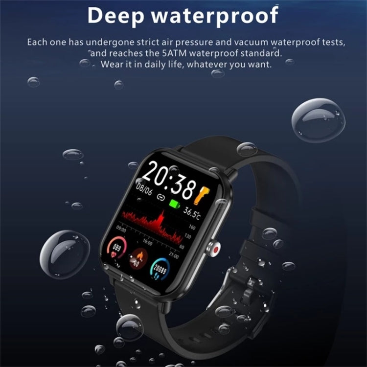 Q9pro 1.7 inch Color Screen Smart Watch, IP68 Waterproof,Support Temperature Monitoring/Heart Rate Monitoring/Blood Pressure Monitoring/Blood Oxygen Monitoring/Sleep Monitoring(Blue) - Smart Wear by buy2fix | Online Shopping UK | buy2fix