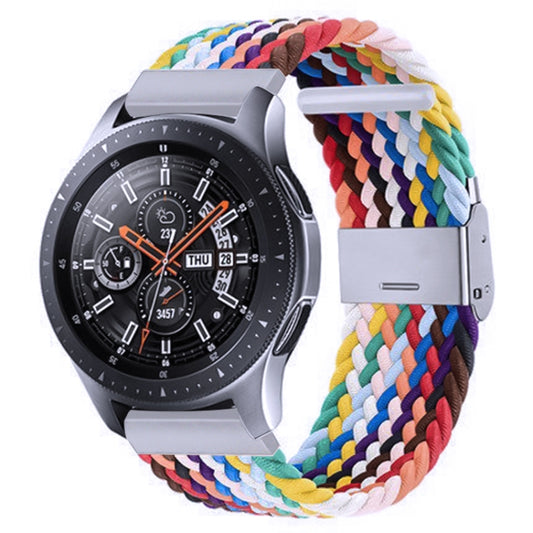 For Samsung Galaxy Watch 4 / Watch 5 20mm Nylon Braided Metal Buckle Watch Band(Color 4) - Smart Wear by buy2fix | Online Shopping UK | buy2fix