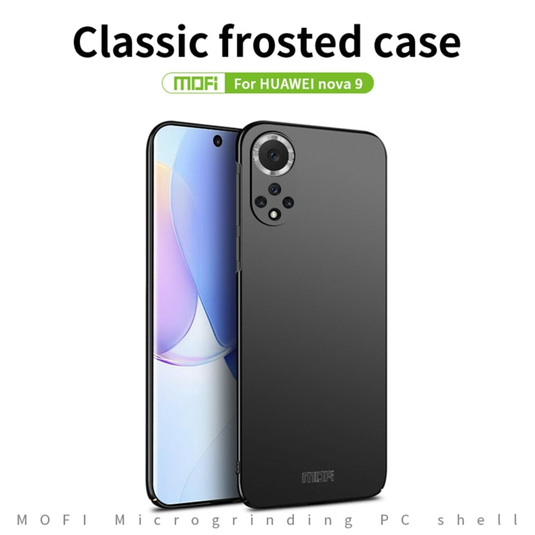 For Huawei Nova 9 MOFI Frosted PC Ultra-thin Hard Phone Case(Blue) - Huawei Cases by MOFI | Online Shopping UK | buy2fix