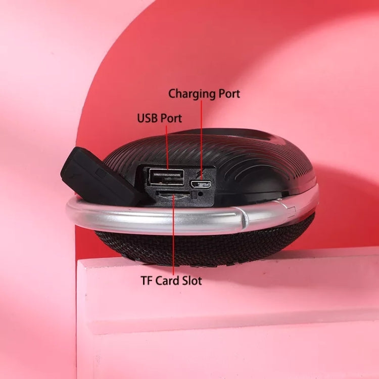 T&G TG321 TWS Portable Wireless Outdoor Mini Speaker with LED Light(Black) - Mini Speaker by T&G | Online Shopping UK | buy2fix