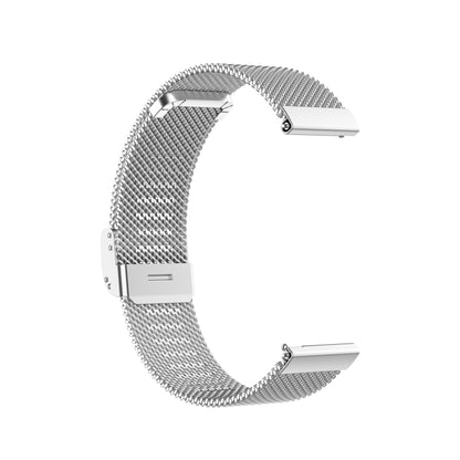 22mm Milan Metal Steel Mesh One Buckle Watch Band For Huawei GT3 Pro 46mm(Silver) - Watch Bands by buy2fix | Online Shopping UK | buy2fix