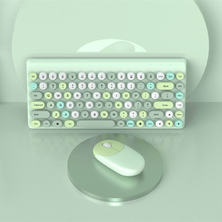 QW02 Wireless Keyboard Mouse Set(Green) - Wireless Keyboard by buy2fix | Online Shopping UK | buy2fix