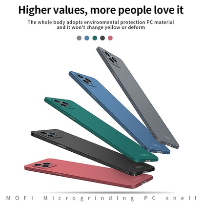 For iPhone 14 Pro MOFI Fandun Series Frosted PC Ultra-thin Phone Case(Green) - iPhone 14 Pro Cases by MOFI | Online Shopping UK | buy2fix