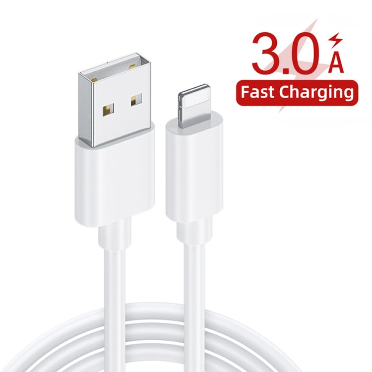 45W PD25W + 2 x QC3.0 USB Multi Port Charger with USB to 8 Pin Cable, EU Plug(White) - USB Charger by buy2fix | Online Shopping UK | buy2fix