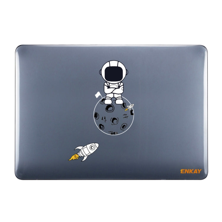 For MacBook Pro 13.3 A2251/A2289/A2338 ENKAY Hat-Prince 3 in 1 Spaceman Pattern Laotop Protective Crystal Case with TPU Keyboard Film / Anti-dust Plugs, Version:EU(Spaceman No.4) - MacBook Pro Cases by ENKAY | Online Shopping UK | buy2fix