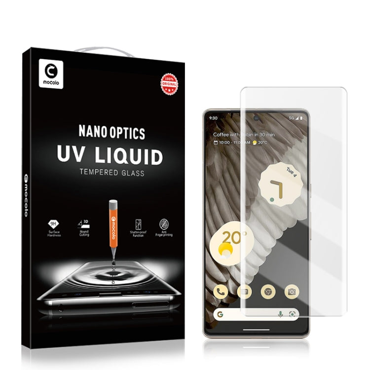 For Google Pixel 7 Pro 5G mocolo 9H 3D Full Screen UV Screen Film - Google Tempered Glass by mocolo | Online Shopping UK | buy2fix