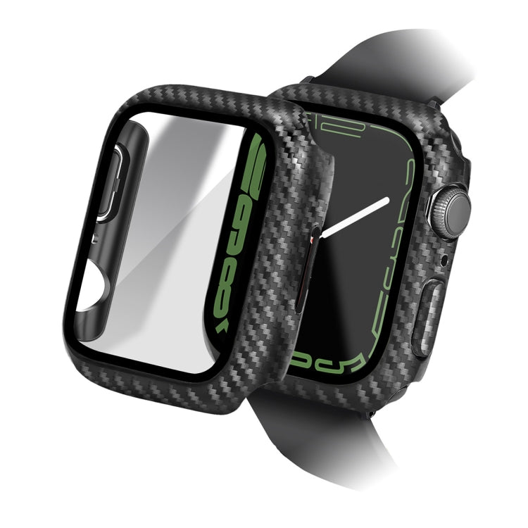 For Apple Watch Series 7＆8 41mm ENKAY Hat-Prince Waterproof Full Coverage PC Frame + 9H Tempered Glass Case - Watch Cases by ENKAY | Online Shopping UK | buy2fix