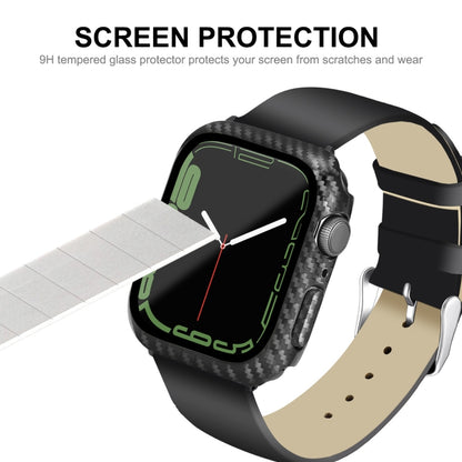 For Apple Watch Series 7＆8 41mm ENKAY Hat-Prince Waterproof Full Coverage PC Frame + 9H Tempered Glass Case - Watch Cases by ENKAY | Online Shopping UK | buy2fix