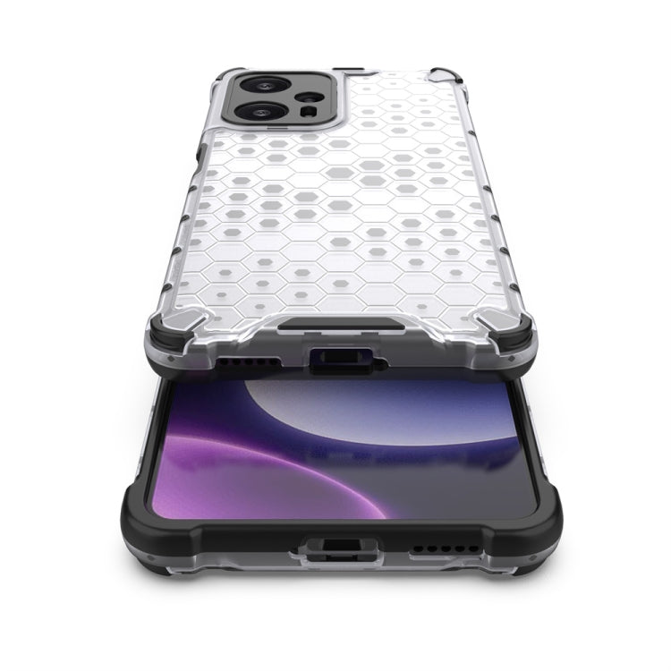 For Xiaomi Poco F5 Pro Shockproof Honeycomb Phone Case(Black) - Xiaomi Cases by buy2fix | Online Shopping UK | buy2fix