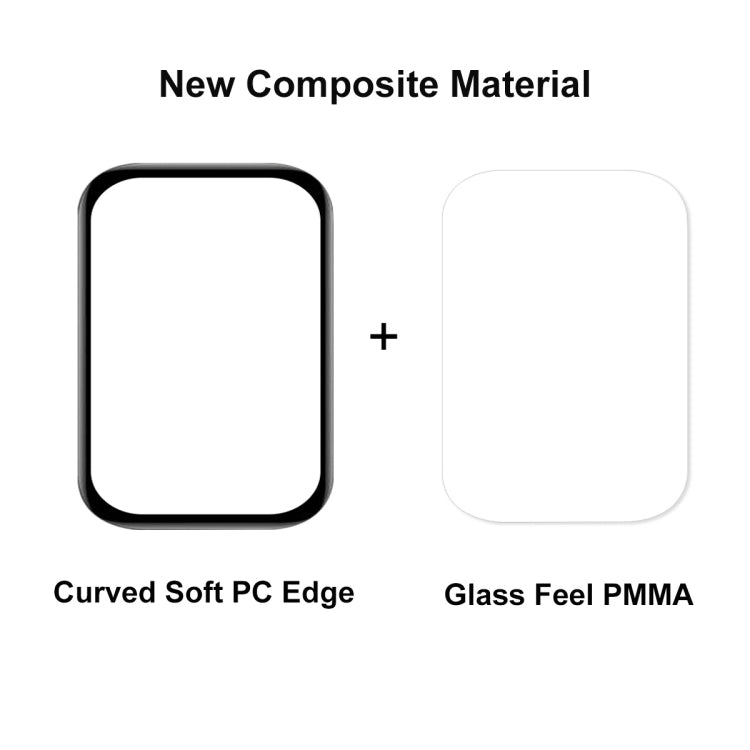 For Xiaomi Mi Band 8 Pro 2pcs ENKAY ENKAY 3D Full Coverage Soft PC Edge PMMA HD Screen Film - Screen Protector by ENKAY | Online Shopping UK | buy2fix