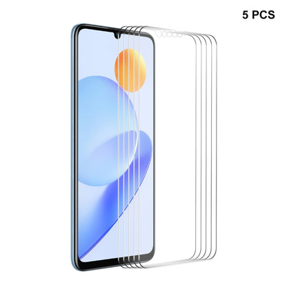 For Honor Play7T / Play6T 5pcs ENKAY 0.26mm 9H 2.5D High Aluminum-silicon Tempered Glass Film - Huawei Tempered Glass by ENKAY | Online Shopping UK | buy2fix