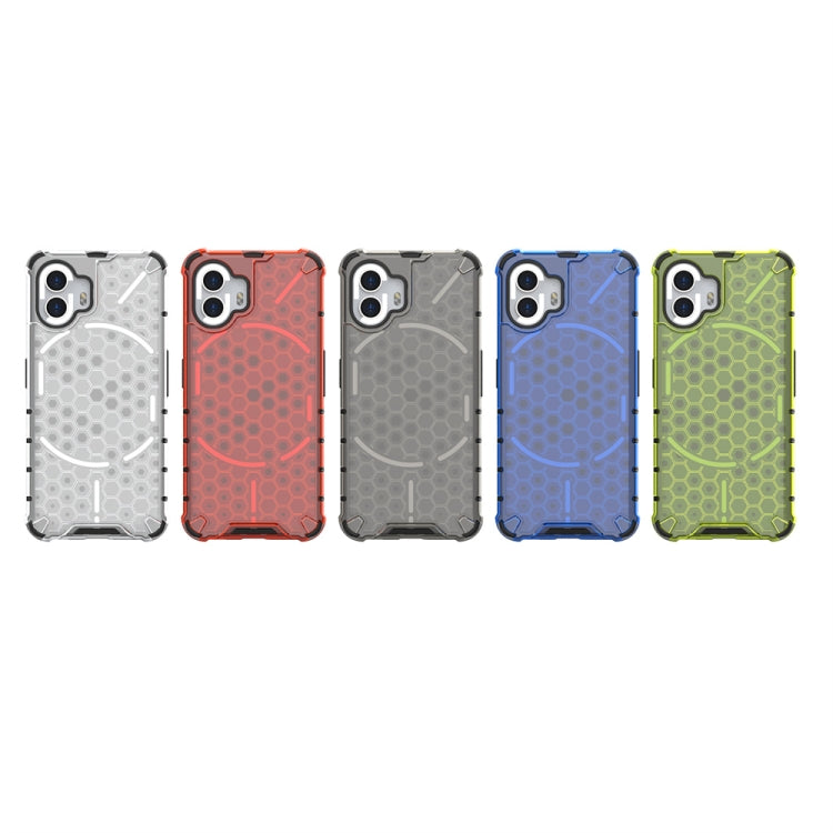 For Nothing Phone 2 Shockproof Honeycomb Phone Case(White) - More Brand by buy2fix | Online Shopping UK | buy2fix