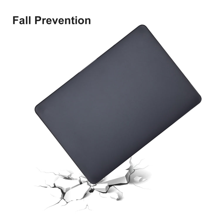 For MacBook Air 15.3 (A2941) ENKAY Hat-Prince Matte Protective Case Cover Hard Shell(Black) - MacBook Air Cases by ENKAY | Online Shopping UK | buy2fix