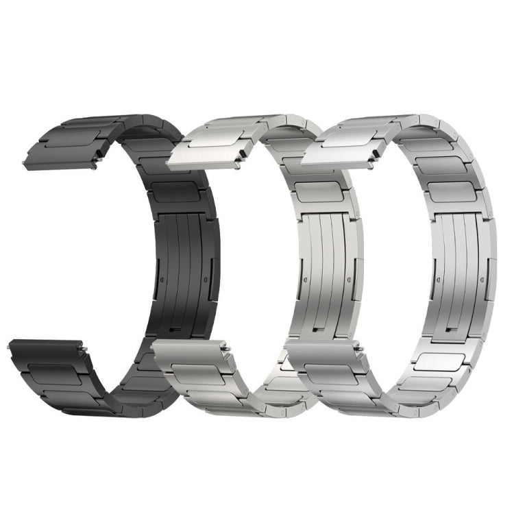 For SUUNTO 5 Peak 22mm I-Shaped Titanium Alloy Watch Band(Grey) -  by buy2fix | Online Shopping UK | buy2fix