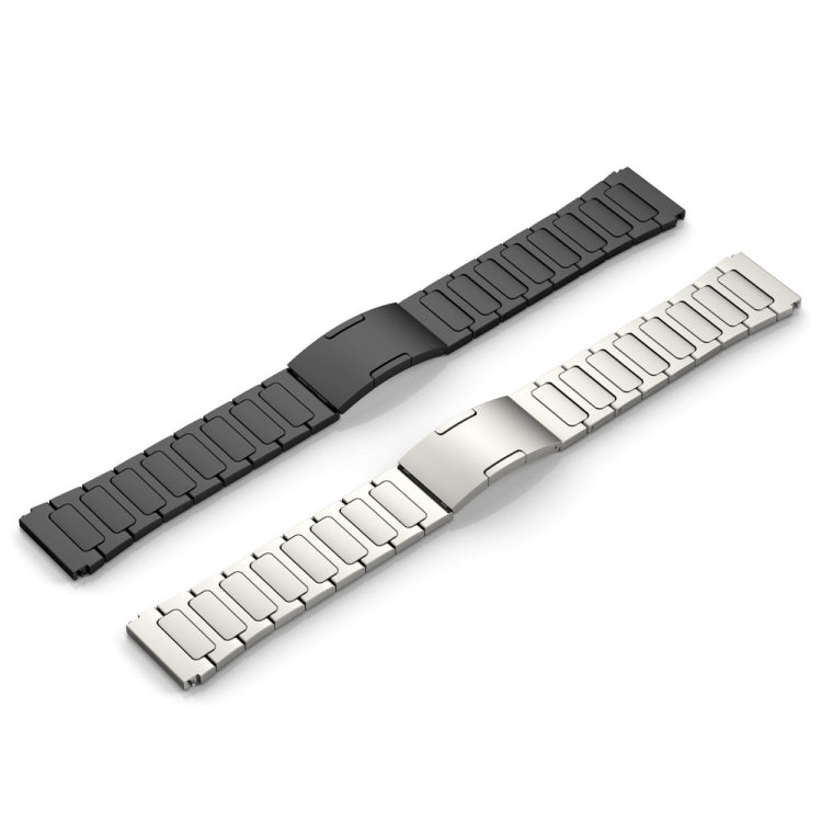 For  SUUNTO 9 Peak 22mm I-Shaped Titanium Alloy Watch Band(Black) -  by buy2fix | Online Shopping UK | buy2fix