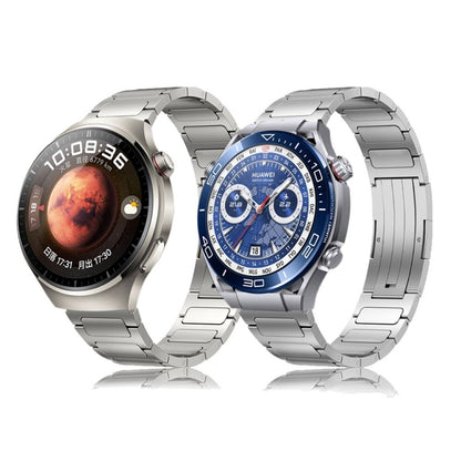 For Huawei Watch GT3 Pro 46mm 22mm I-Shaped Titanium Alloy Watch Band(Grey) - Watch Bands by buy2fix | Online Shopping UK | buy2fix
