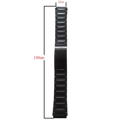 For Huawei Watch 3 22mm I-Shaped Titanium Alloy Watch Band(Black) - Watch Bands by buy2fix | Online Shopping UK | buy2fix