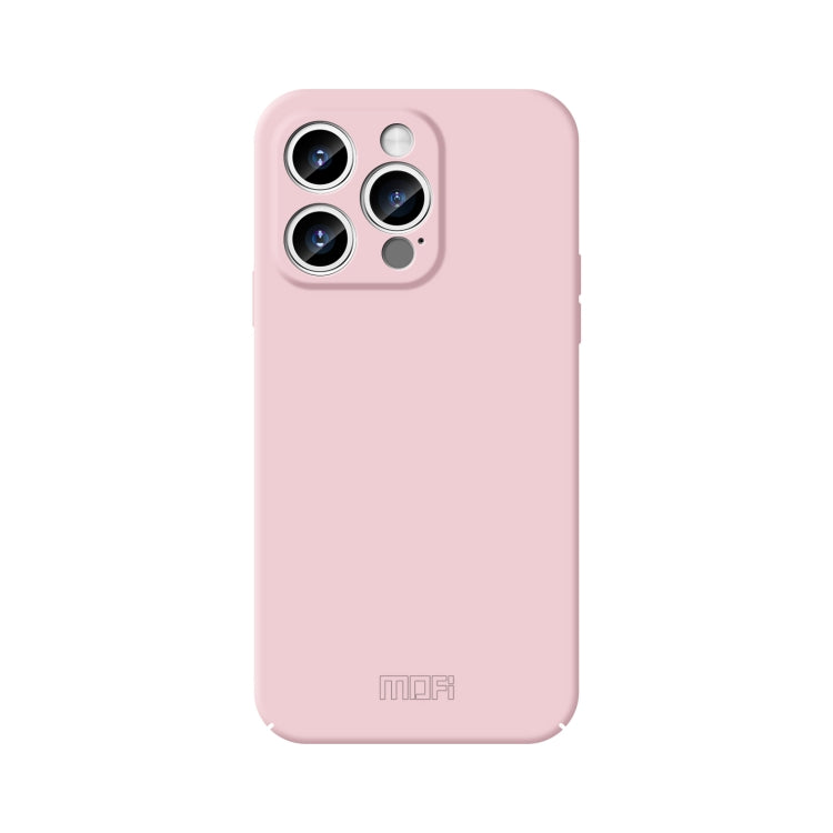 For iPhone 14 Pro MOFI Qin Series Skin Feel All-inclusive PC Phone Case(Pink) - iPhone 14 Pro Cases by MOFI | Online Shopping UK | buy2fix