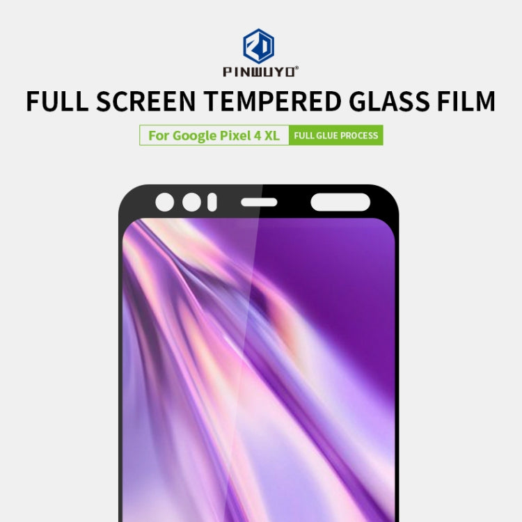 PINWUYO 9H 2.5D Full Screen Tempered Glass Film For Google Pixel 4XL(Black) - Google Tempered Glass by PINWUYO | Online Shopping UK | buy2fix