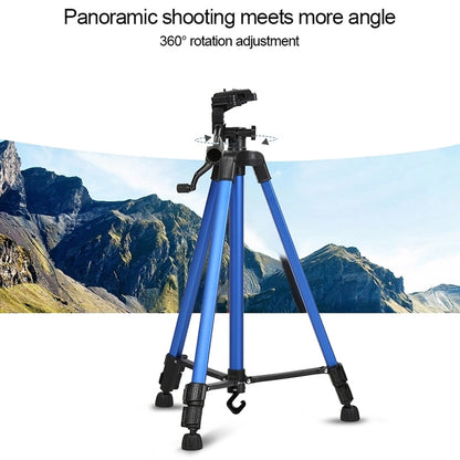 Portable Phone Live Selfie 3366 Tripod Stand DV SLR Camera Self-timer Full Light Bracket(Blue) - Camera Accessories by INDEPMAN | Online Shopping UK | buy2fix