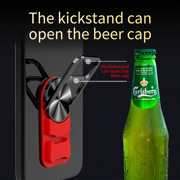 Car Desktop Stand Magnetic Rotating Metal Holder with Beer Opener(Green) - Ring Holder by buy2fix | Online Shopping UK | buy2fix