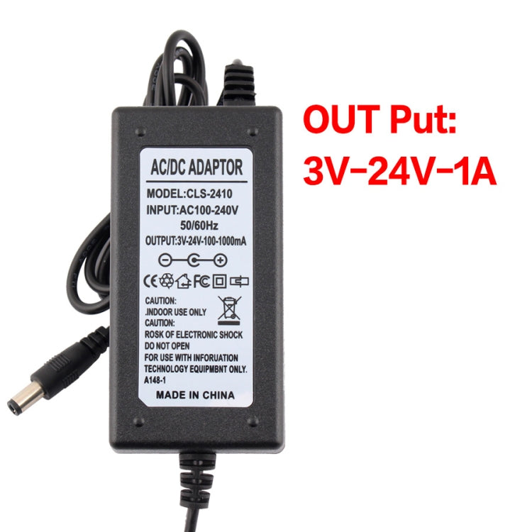 3V-12V 2A AC To DC Adjustable Voltage Power Adapter Universal Power Supply Display Screen Power Switching Charger, Plug Type:US - Power Supplies by buy2fix | Online Shopping UK | buy2fix