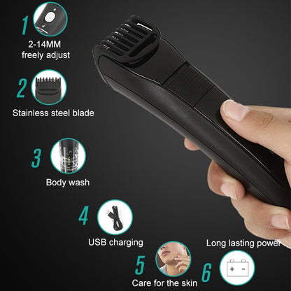 VGR V-015 5W USB Styling Electric Hair Clipper - Hair Trimmer by VGR | Online Shopping UK | buy2fix